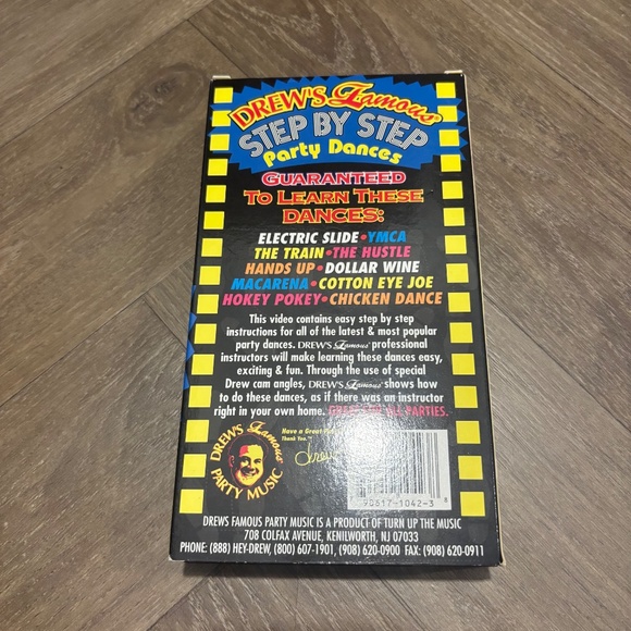 Drews Famous Step by Step Party Dances VHS Movie - Picture 2 of 3
